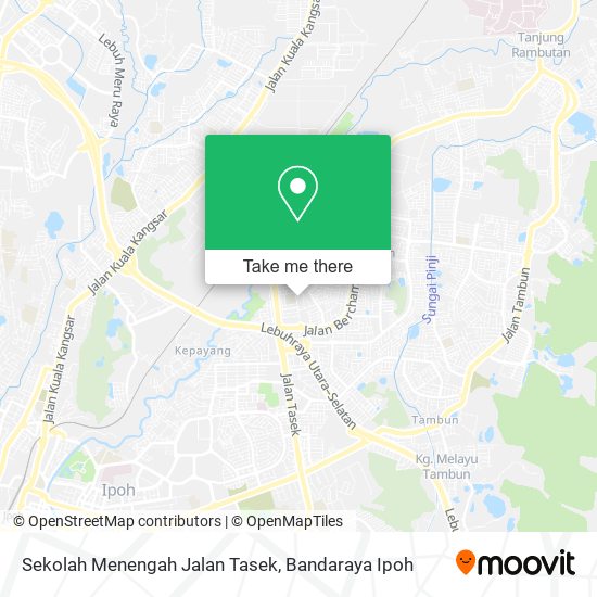 Sekolah Menengah Jalan Tasek map