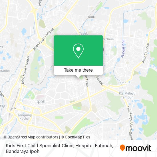 Kids First Child Specialist Clinic, Hospital Fatimah map
