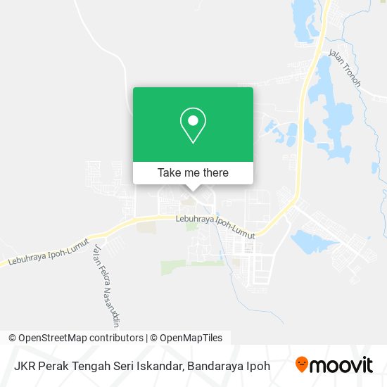 JKR Perak Tengah Seri Iskandar map