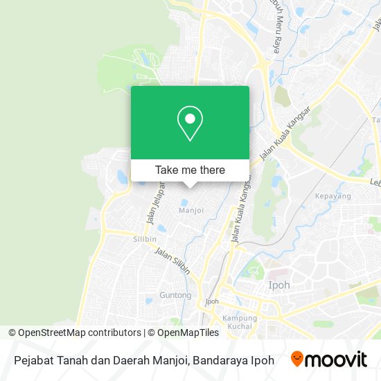 Pejabat Tanah dan Daerah Manjoi map