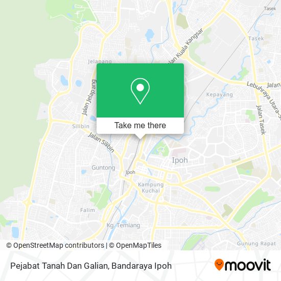 Pejabat Tanah Dan Galian map