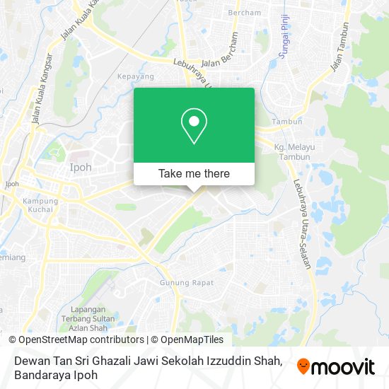 Peta Dewan Tan Sri Ghazali Jawi Sekolah Izzuddin Shah