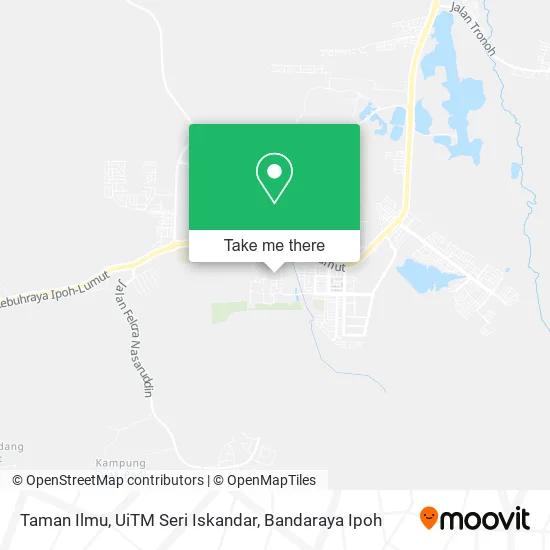 Taman Ilmu, UiTM  Seri Iskandar map