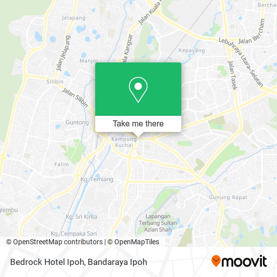 Bedrock Hotel Ipoh map