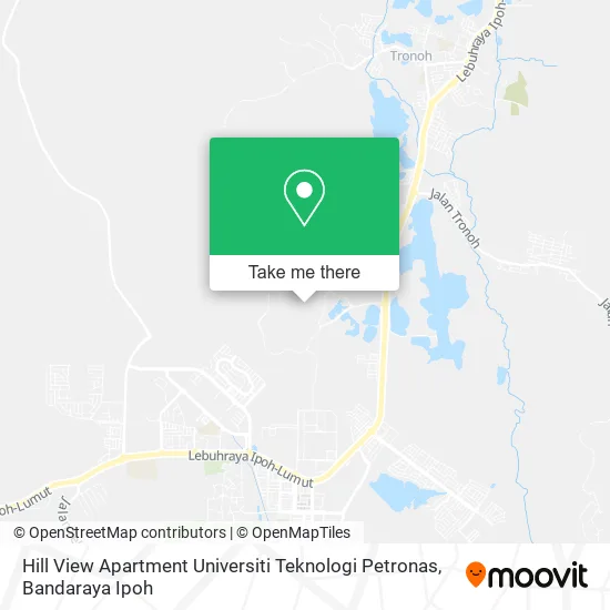 Hill View Apartment Universiti Teknologi Petronas map