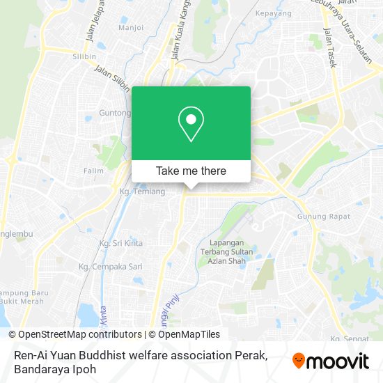 Ren-Ai Yuan Buddhist welfare association Perak map