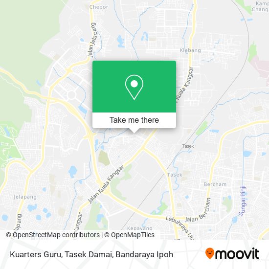 Kuarters Guru, Tasek Damai map