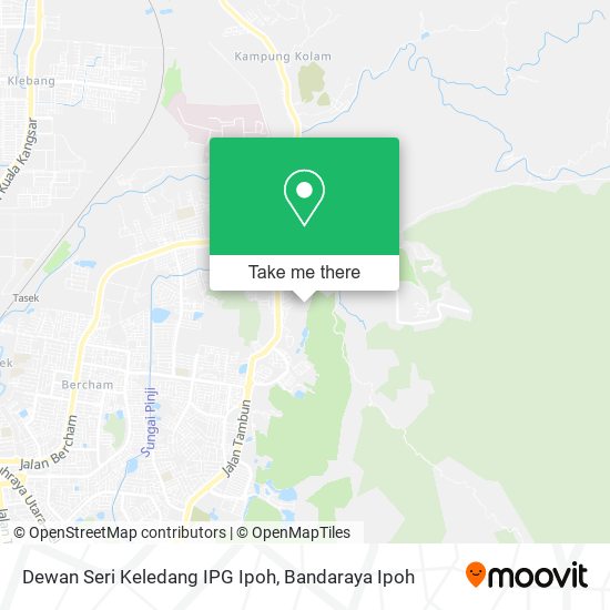 Dewan Seri Keledang IPG Ipoh map