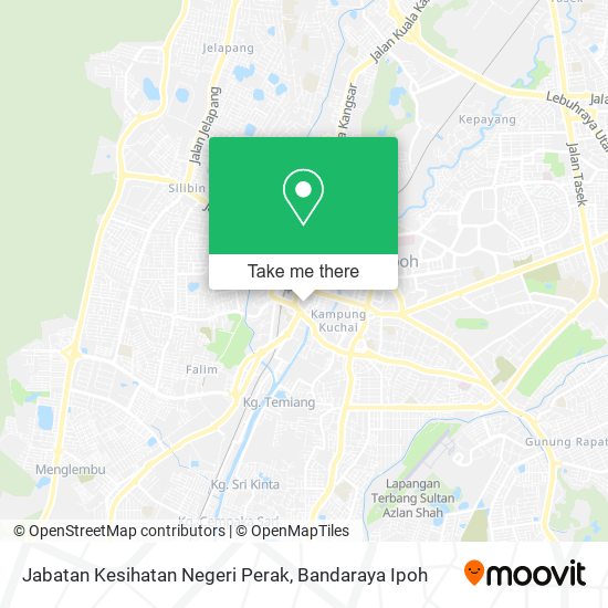 Jabatan Kesihatan Negeri Perak map