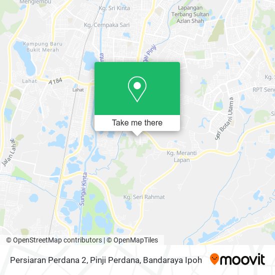 Persiaran Perdana 2, Pinji Perdana map