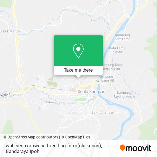 Peta wah seah arowana breeding farm(ulu kenas)