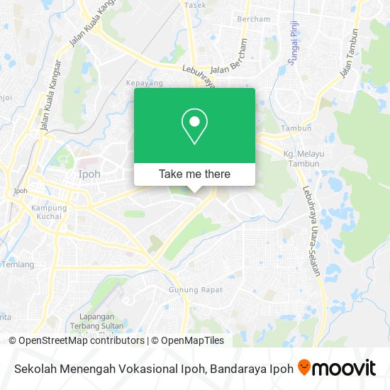 Peta Sekolah Menengah Vokasional Ipoh