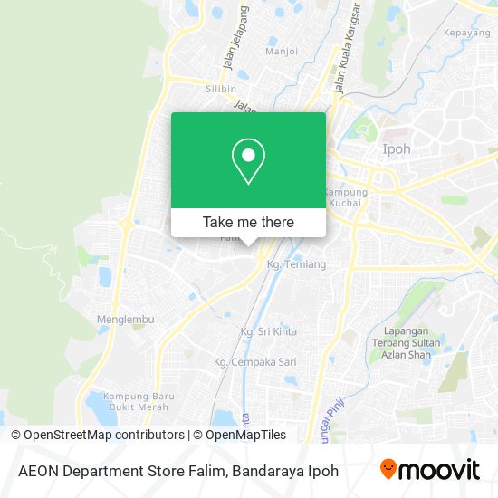 AEON Department Store Falim map