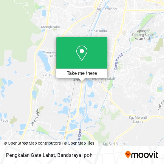 Peta Pengkalan Gate Lahat
