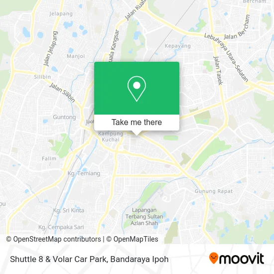 Shuttle 8 & Volar Car Park map