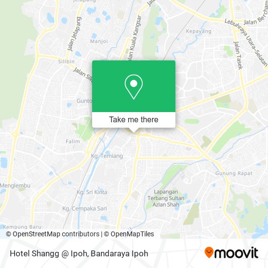 Hotel Shangg @ Ipoh map
