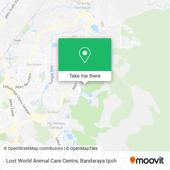 Lost World Animal Care Centre map