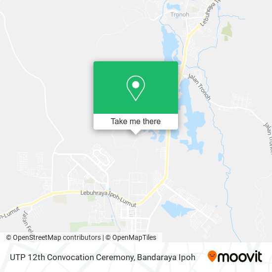 UTP 12th Convocation Ceremony map