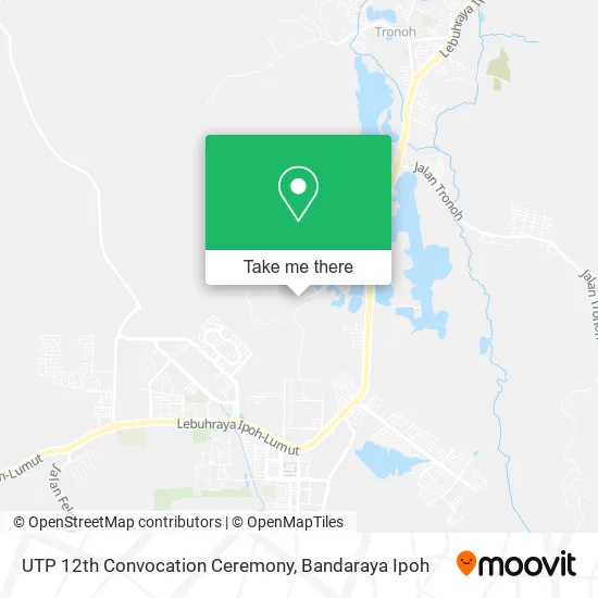 UTP 12th Convocation Ceremony map