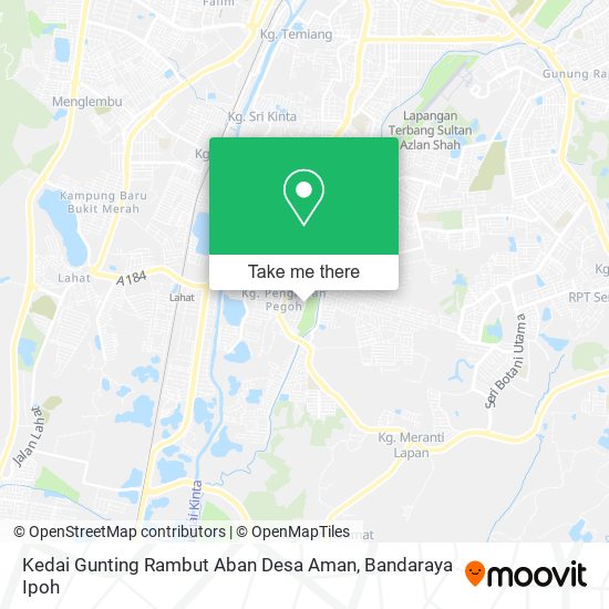 Kedai Gunting Rambut Aban Desa Aman map