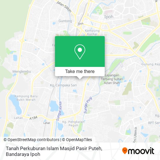 Tanah Perkuburan Islam Masjid Pasir Puteh map