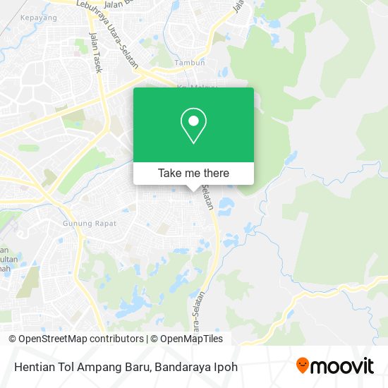 Hentian Tol Ampang Baru map