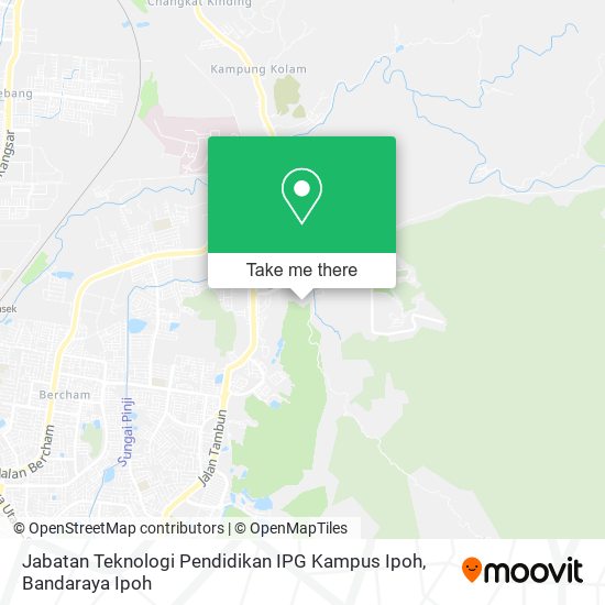 Jabatan Teknologi Pendidikan IPG Kampus Ipoh map