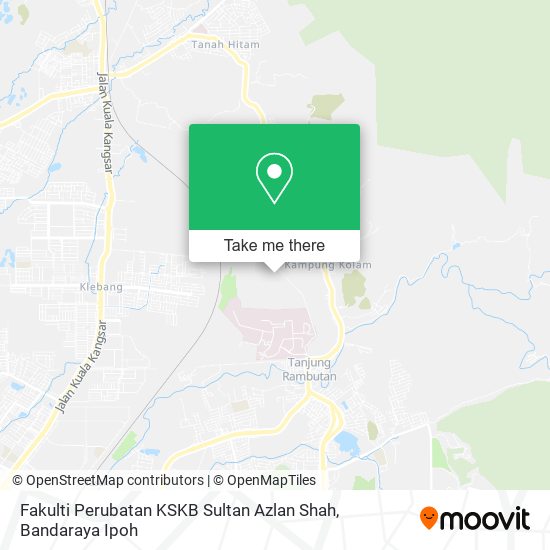 Fakulti Perubatan KSKB Sultan Azlan Shah map