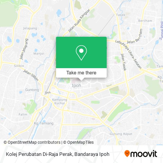 Peta Kolej Perubatan Di-Raja Perak