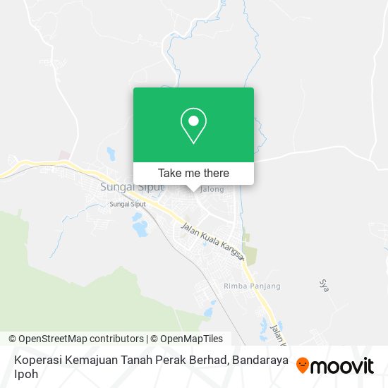 Peta Koperasi Kemajuan Tanah Perak Berhad