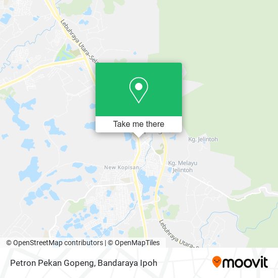 Peta Petron Pekan Gopeng