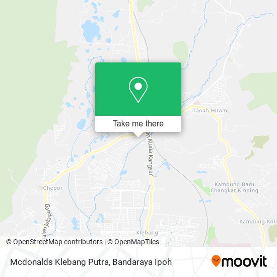 Mcdonalds Klebang Putra map