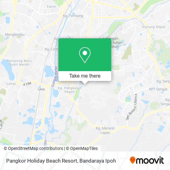 Pangkor Holiday Beach Resort map