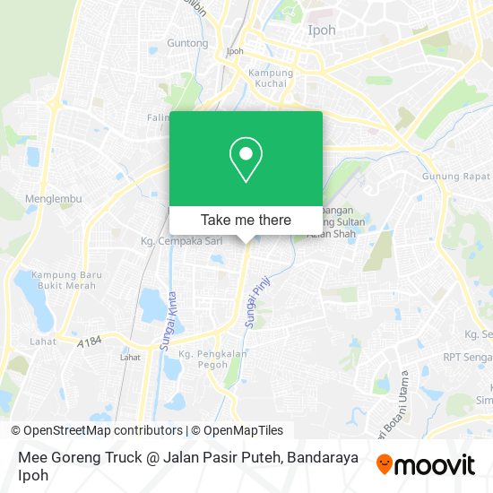 Peta Mee Goreng Truck @ Jalan Pasir Puteh