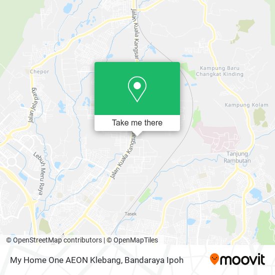 My Home One AEON Klebang map