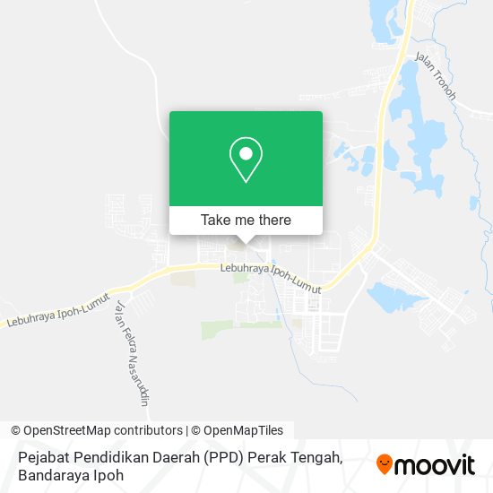 Pejabat Pendidikan Daerah (PPD) Perak Tengah map