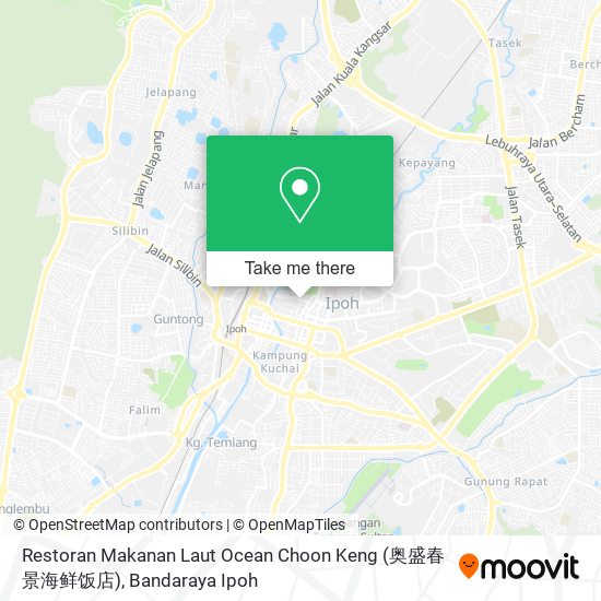 Restoran Makanan Laut Ocean Choon Keng (奥盛春景海鲜饭店) map