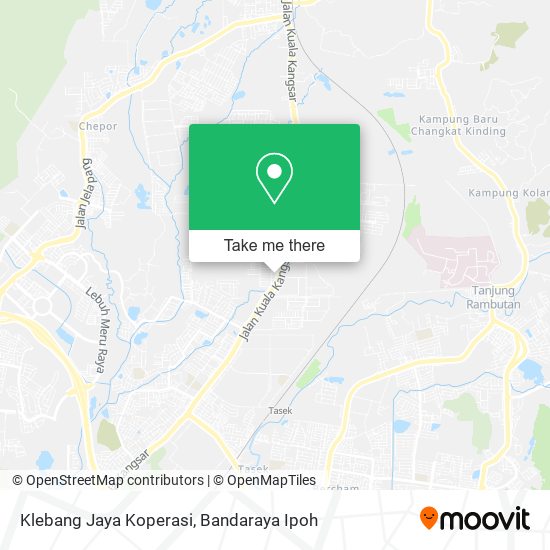 Klebang Jaya Koperasi map