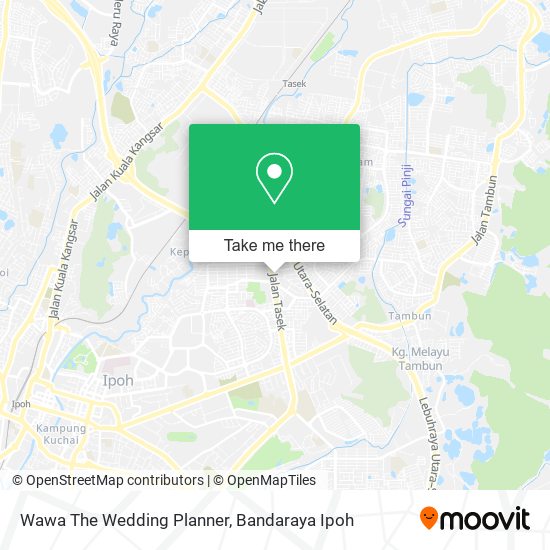 Wawa The Wedding Planner map