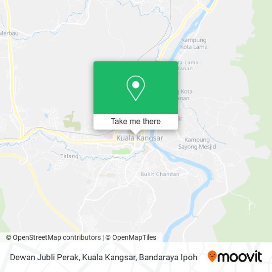 Peta Dewan Jubli Perak, Kuala Kangsar