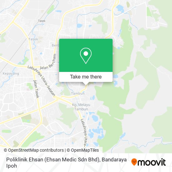 Peta Poliklinik Ehsan (Ehsan Medic Sdn Bhd)