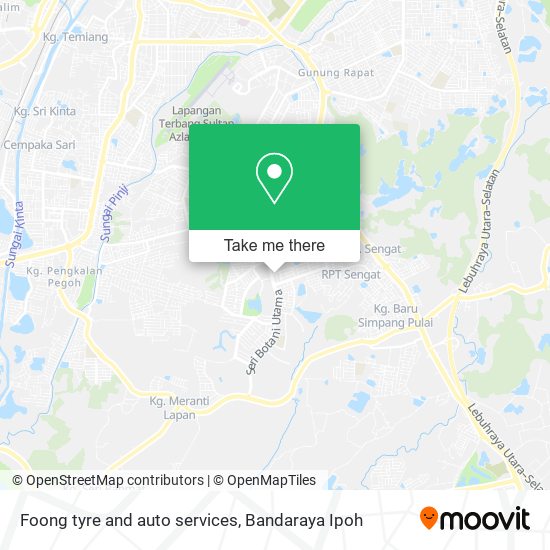 Foong tyre and auto services map