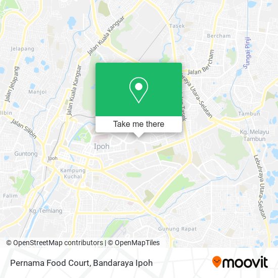 Pernama Food Court map