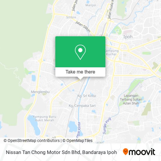 Peta Nissan Tan Chong Motor Sdn Bhd
