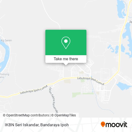 IKBN Seri Iskandar map