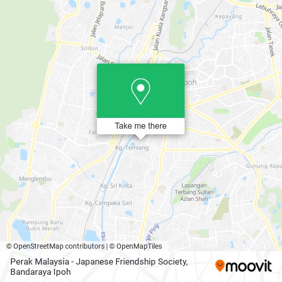 Peta Perak Malaysia - Japanese Friendship Society