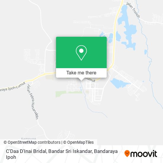C'Daa D'Inai Bridal, Bandar Sri Iskandar map