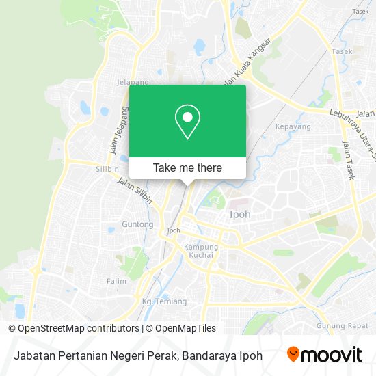 Jabatan Pertanian Negeri Perak map