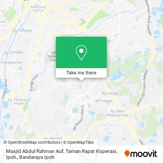 Masjid Abdul Rahman Auf, Taman Rapat Koperasi, Ipoh. map