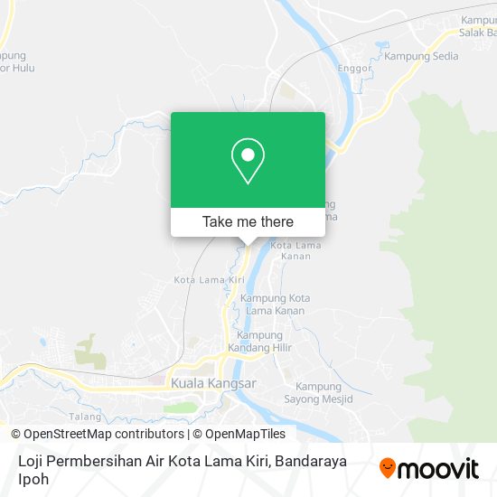 Loji Permbersihan Air Kota Lama Kiri map